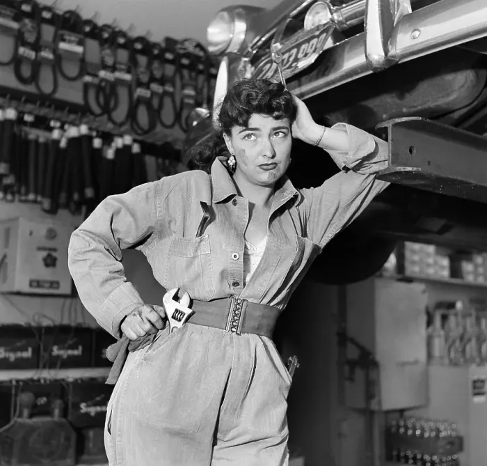 Framed Print : Gas Station Girl Framed Print : Gas Station Girl
