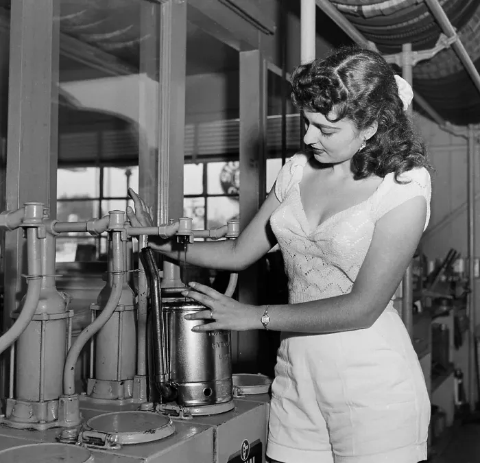 Framed Print : Gas Station Girl Framed Print : Gas Station Girl