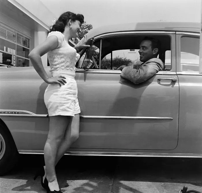 Framed Print : Gas Station Girl Framed Print : Gas Station Girl