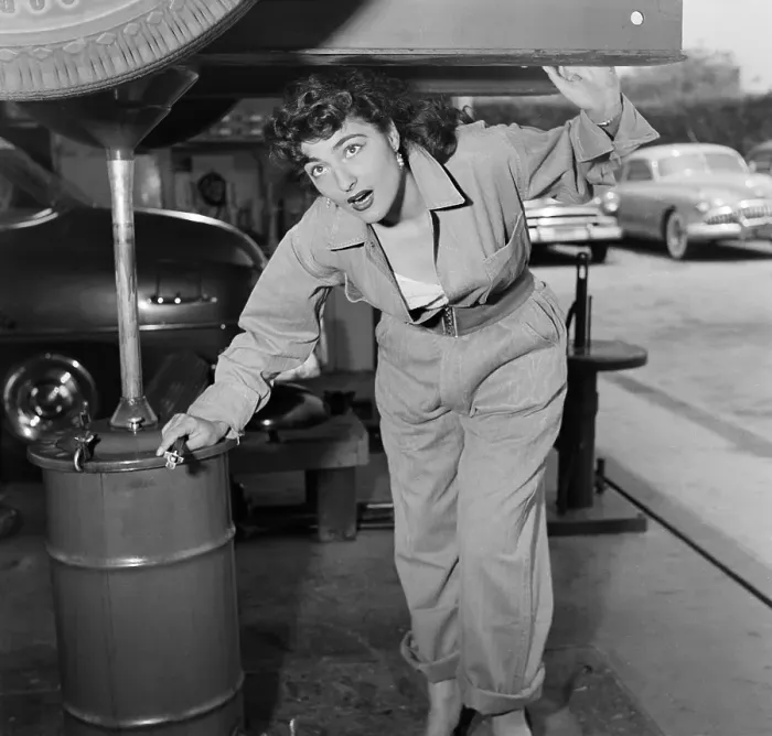 Framed Print : Gas Station Girl Framed Print : Gas Station Girl