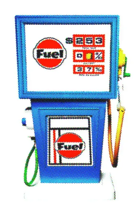 Framed Print : Gasoline Pump Framed Print : Gasoline Pump