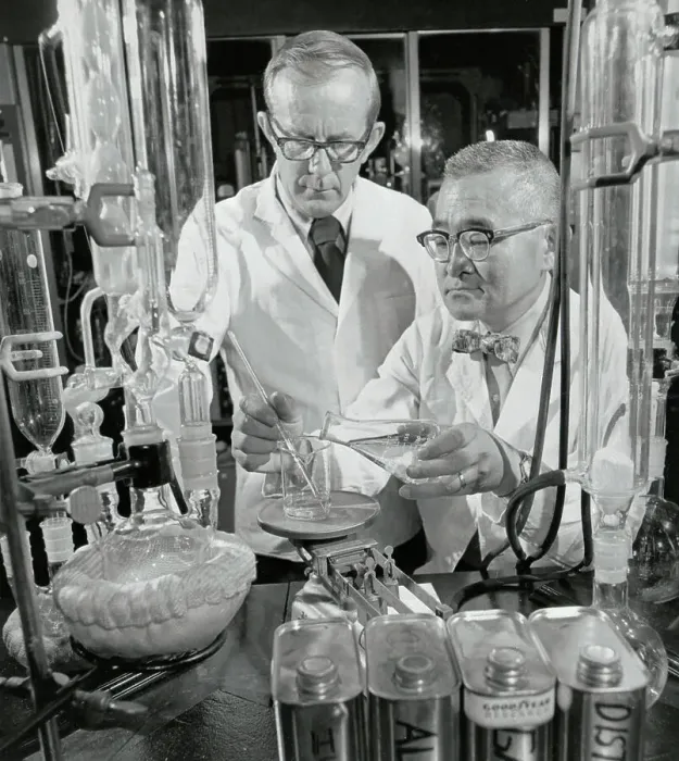 Framed Print : Gasoline Researchers Framed Print : Gasoline Researchers
