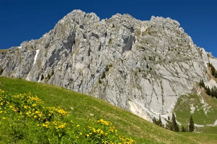 Framed Print : Gastlosen rocks, limestone cliffs, Ablandschen, Saanen, Canton of Bern, Switzerland Framed Print : Gastlosen rocks, limestone cliffs, Ablandschen, Saanen, Canton of Bern, Switzerland
