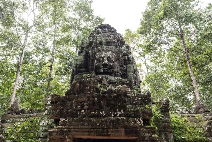 Framed Print : The Gate of Banteay Kdei in Angkor, Cambodia Framed Print : The Gate of Banteay Kdei in Angkor, Cambodia