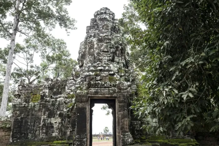 Framed Print : The Gate of Banteay Kdei in Angkor, Cambodia Framed Print : The Gate of Banteay Kdei in Angkor, Cambodia