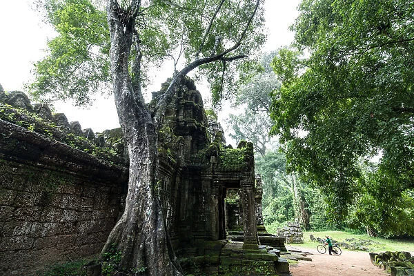 The Gate of Preah Khan in Angkor, Cambodia