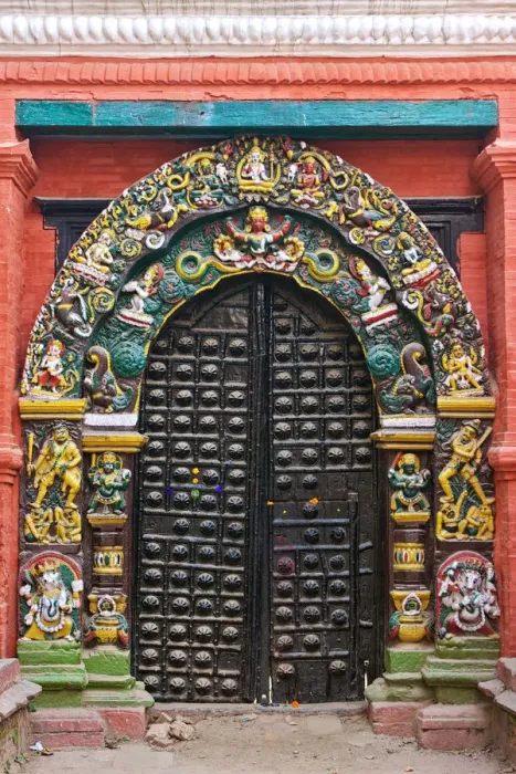 Framed Print : Gate of Taleju Temple, Kathmandu, Nepal Framed Print : Gate of Taleju Temple, Kathmandu, Nepal