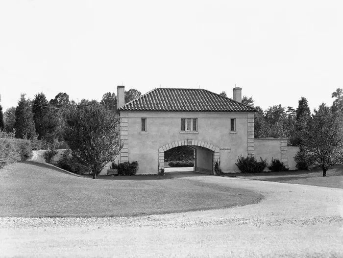 Framed Print : Gatehouse of Joseph P. Kennedy's Home Framed Print : Gatehouse of Joseph P. Kennedy's Home