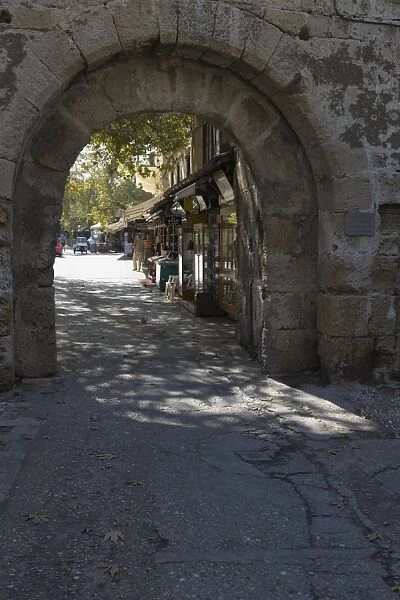 gateway in Rhodes old town