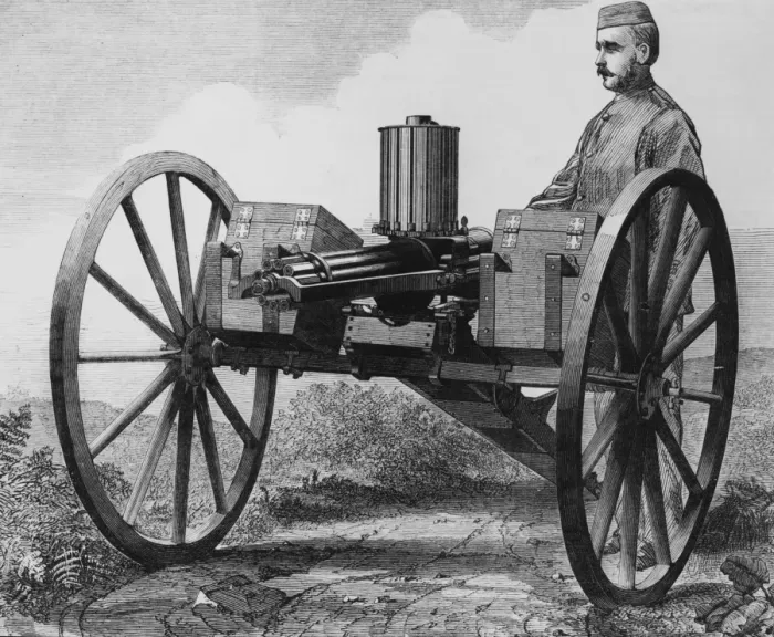Framed Print : Gatling Gun Framed Print : Gatling Gun