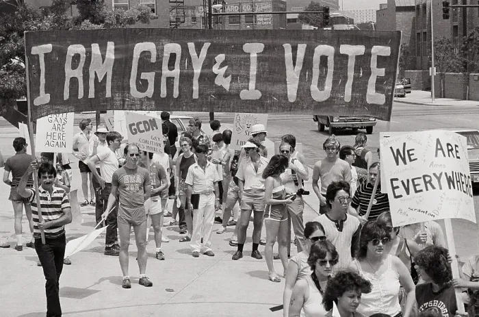 Framed Print : Gay and Lesbian Pride Parade