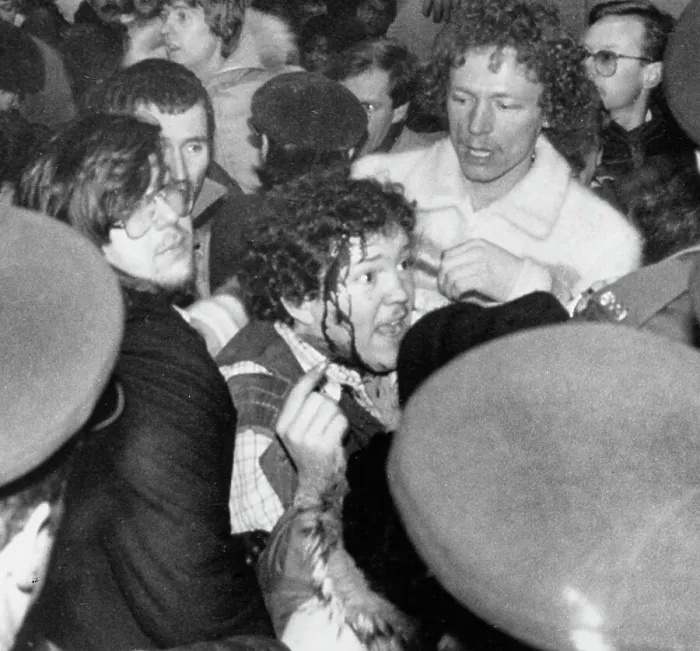Framed Print : Gay Rights Demonstrators Clash With Police In Toronto Framed Print : Gay Rights Demonstrators Clash With Police In Toronto