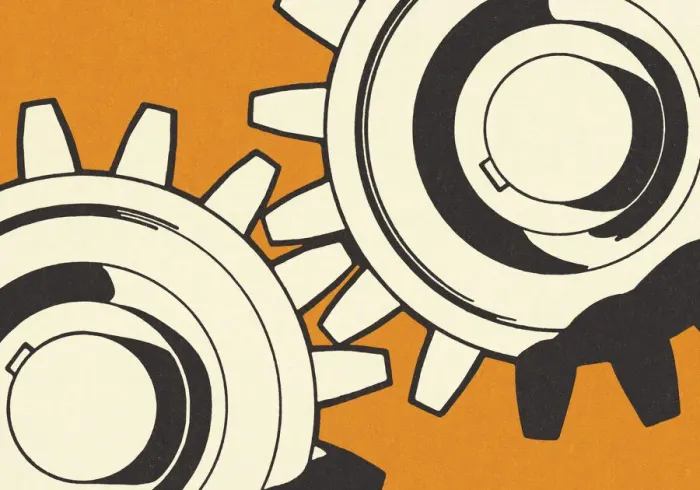 Framed Print : Gears