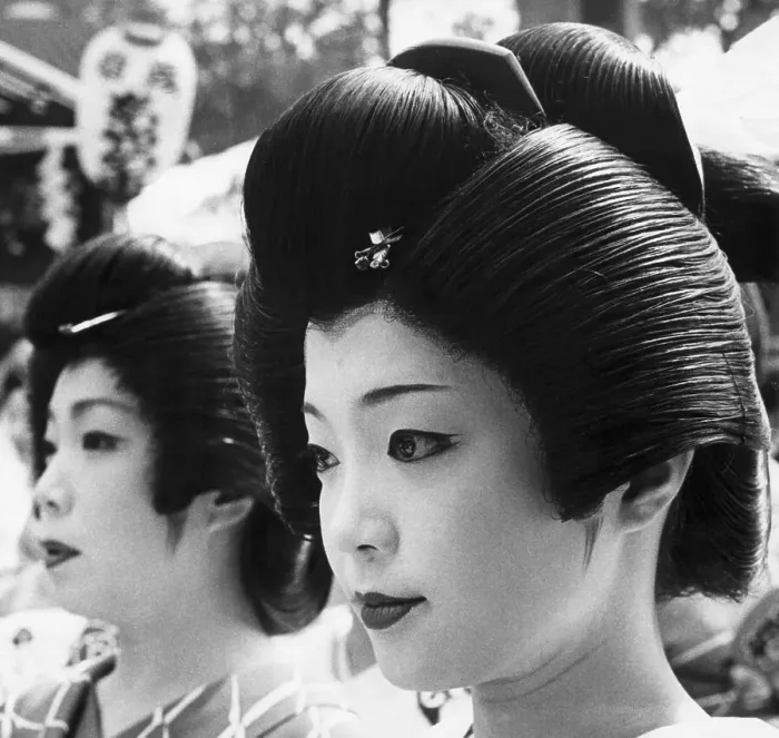 Framed Print : Geishas in Costume