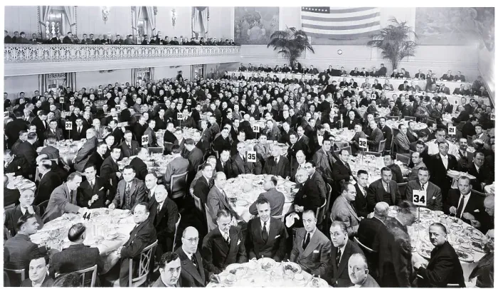 Framed Print : Gen. View Large Businessmen'S Banquet Framed Print : Gen. View Large Businessmen'S Banquet
