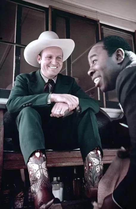 Framed Print : Gene Autry Gets His Shoes Shined