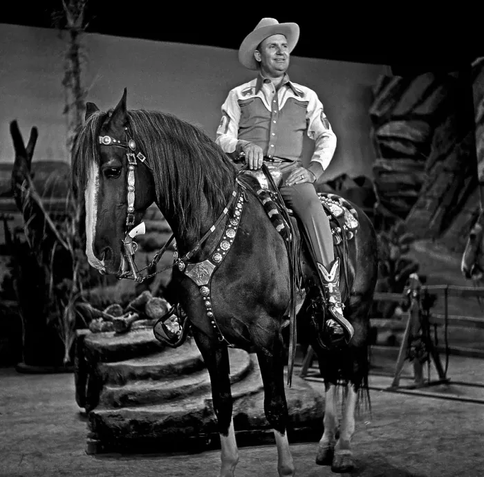 Framed Print : Gene Autry On Toast Of The Town Framed Print : Gene Autry On Toast Of The Town