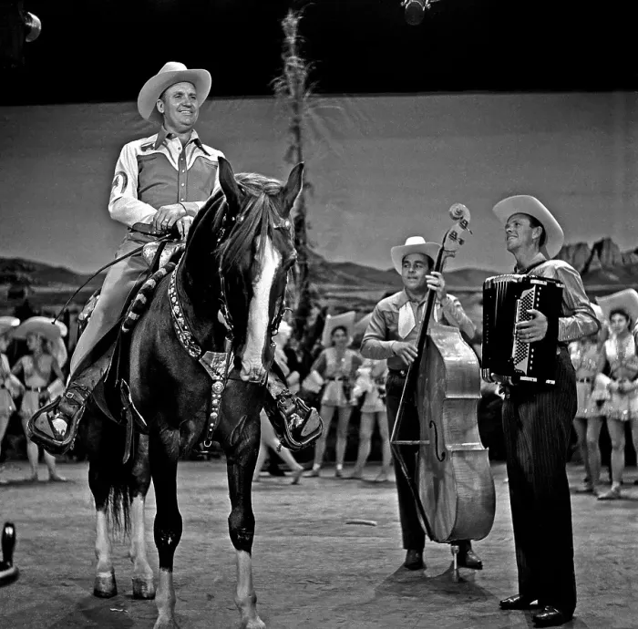 Framed Print : Gene Autry On Toast Of The Town Framed Print : Gene Autry On Toast Of The Town