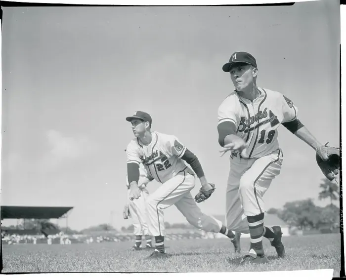 Framed Print : Gene Conley and John Murff Pitching Framed Print : Gene Conley and John Murff Pitching