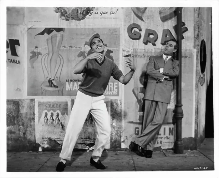 Framed Print : Gene Kelly And Georges Guetary In An American In Paris Framed Print : Gene Kelly And Georges Guetary In An American In Paris