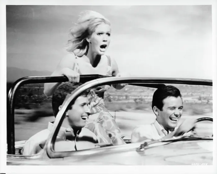 Framed Print : Gene Kirkwood And Mimsy Farmer In Hot Rods To Hell Framed Print : Gene Kirkwood And Mimsy Farmer In Hot Rods To Hell