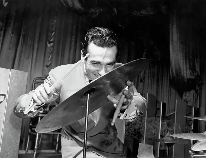 Framed Print : Gene Kruppa Playing Drums Framed Print : Gene Kruppa Playing Drums