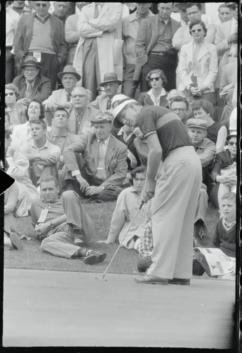 Framed Print : Gene Littler Playing Golf