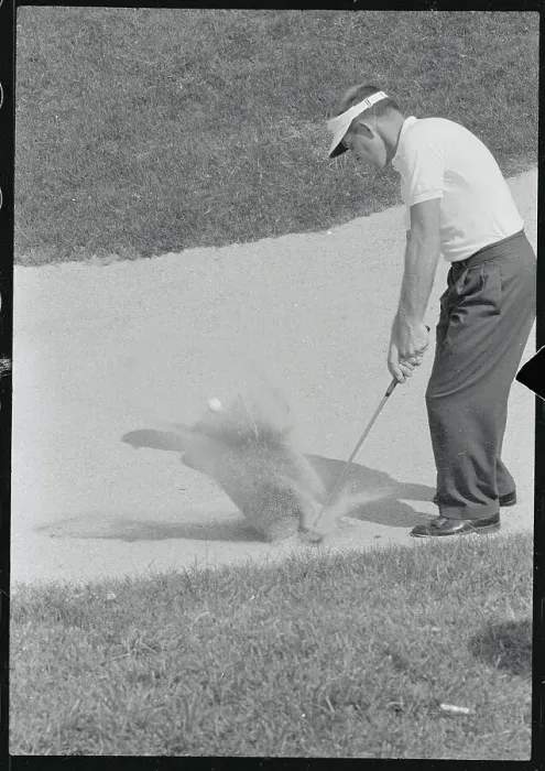 Framed Print : Gene Littler Playing Golf Framed Print : Gene Littler Playing Golf