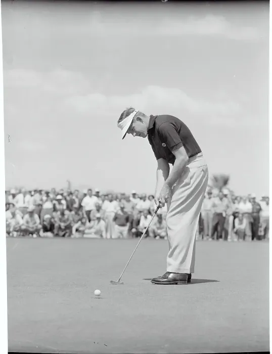 Framed Print : Gene Littler Playing Golf Framed Print : Gene Littler Playing Golf
