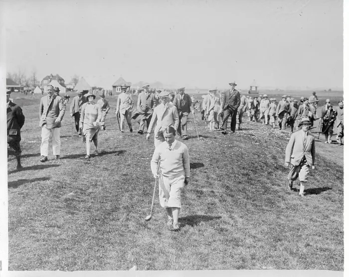 Framed Print : Gene Sarazen Walking the Golf Course Framed Print : Gene Sarazen Walking the Golf Course