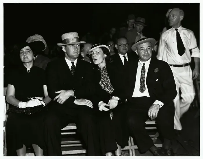 Framed Print : Gene Tunney with Bernard Gimbel and Their Wives Framed Print : Gene Tunney with Bernard Gimbel and Their Wives