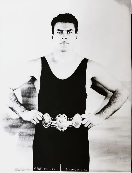 Framed Print : Gene Tunney Wearing Champion Belt Framed Print : Gene Tunney Wearing Champion Belt