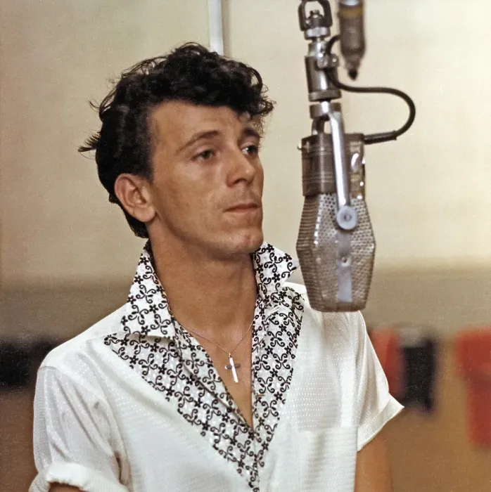 Framed Print : Gene Vincent In The Studio