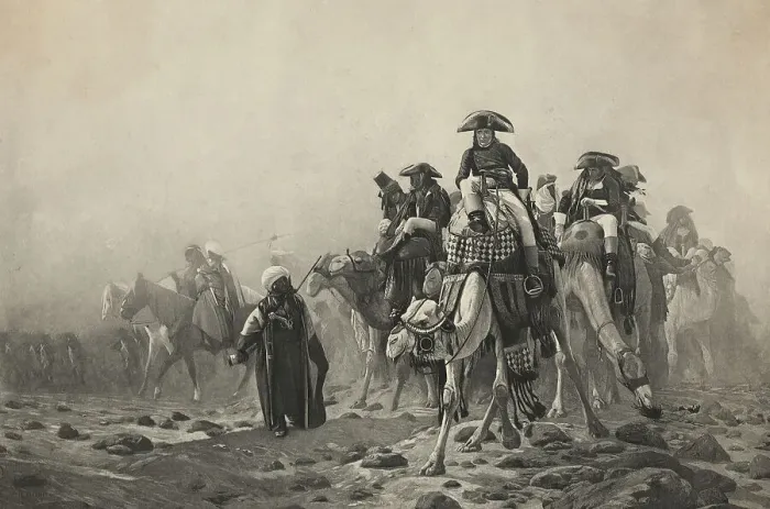 Framed Print : General Bonaparte in Egypt Framed Print : General Bonaparte in Egypt