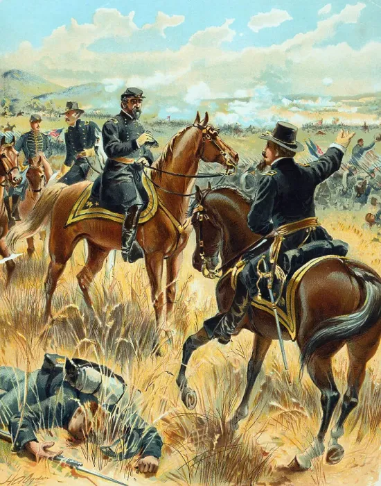 Framed Print : General George McCormick at Gettysburg Framed Print : General George McCormick at Gettysburg