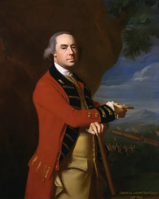 Framed Print : General The Honble Thos Gage OBI Framed Print : General The Honble Thos Gage OBI