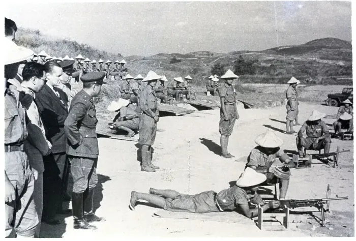 Framed Print : General Inspecting Rifle Training Framed Print : General Inspecting Rifle Training