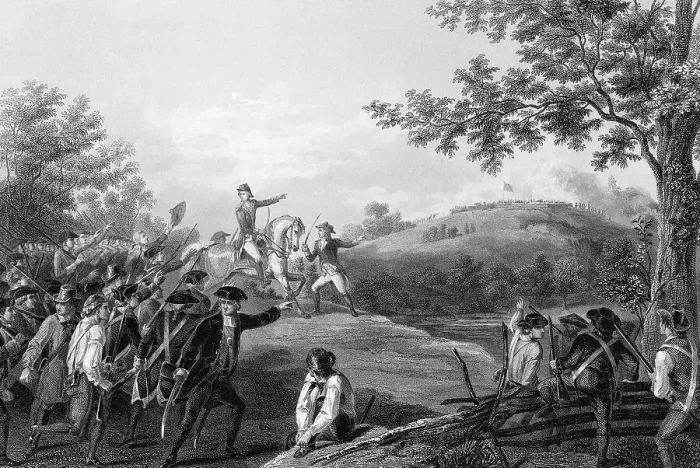 Framed Print : General John Stark at Bennington