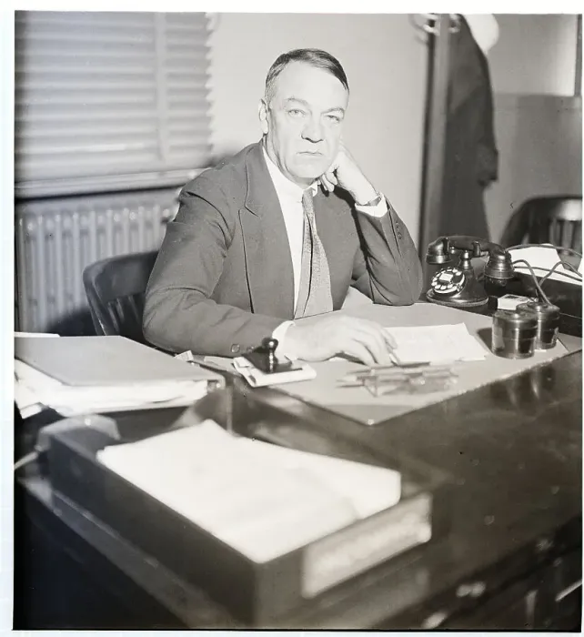 Framed Print : General Johnson In His Office Framed Print : General Johnson In His Office