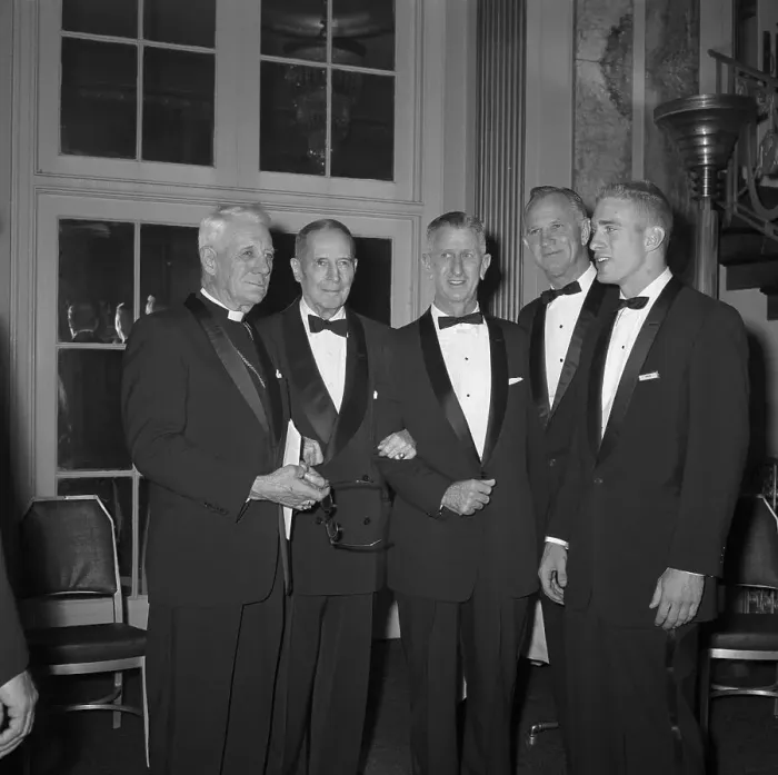 Framed Print : General MacArthur at Football Dinner Framed Print : General MacArthur at Football Dinner