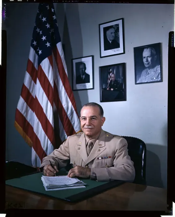 Framed Print : General Maurice Hirsch Sitting at Desk Framed Print : General Maurice Hirsch Sitting at Desk