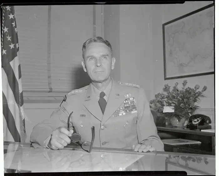 Framed Print : General Maxwell Taylor Sitting at Desk Framed Print : General Maxwell Taylor Sitting at Desk