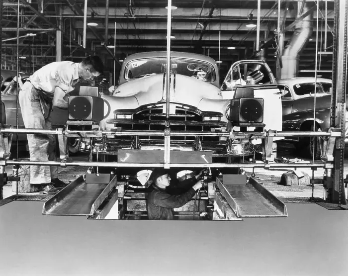 Framed Print : General Motors Assembly Plant Framed Print : General Motors Assembly Plant