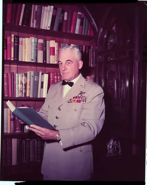 Framed Print : General Nathan F. Twining at Lotus Club Framed Print : General Nathan F. Twining at Lotus Club