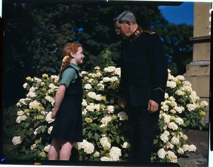 Framed Print : General Orsborn at a London Orphanage Framed Print : General Orsborn at a London Orphanage