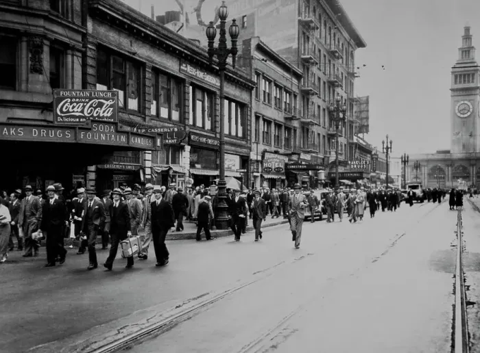 Framed Print : General Strike, San Francisco