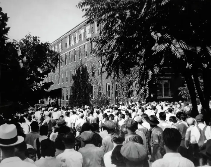 Framed Print : General Strike, Terre Haute Framed Print : General Strike, Terre Haute
