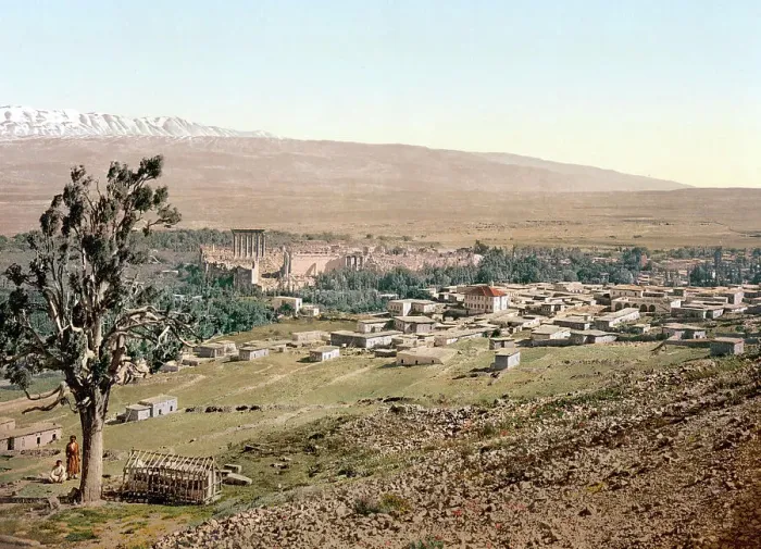 Framed Print : General view of Baalbek, the Holy Land, Lebanon, c Framed Print : General view of Baalbek, the Holy Land, Lebanon, c