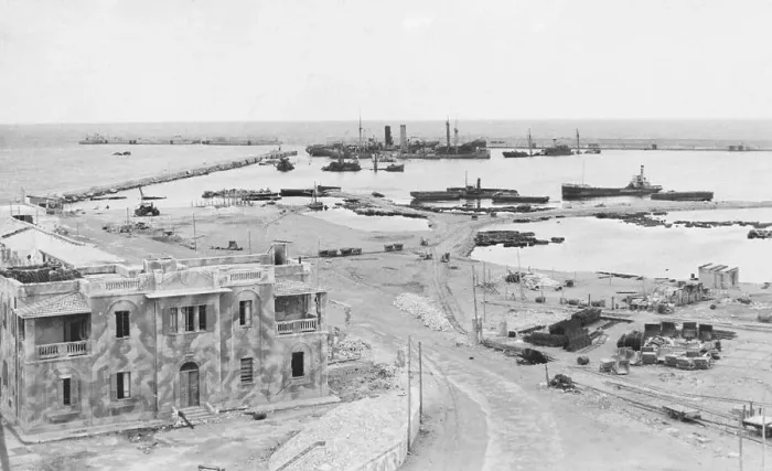 Framed Print : General View Of Bomb-Damaged Libya Framed Print : General View Of Bomb-Damaged Libya