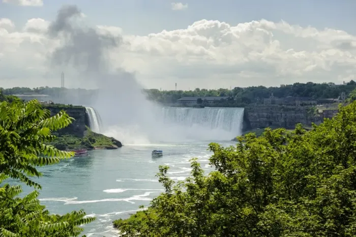 Framed Print : A general view of Canadian Niagara Falls area Framed Print : A general view of Canadian Niagara Falls area